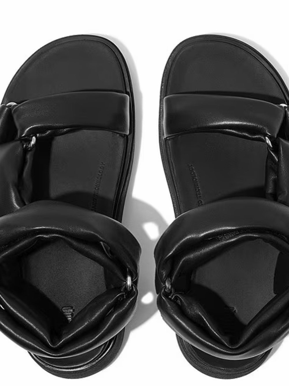Fitflop Gen-FF Soft-Leather Back-Strap Wedge Sandals